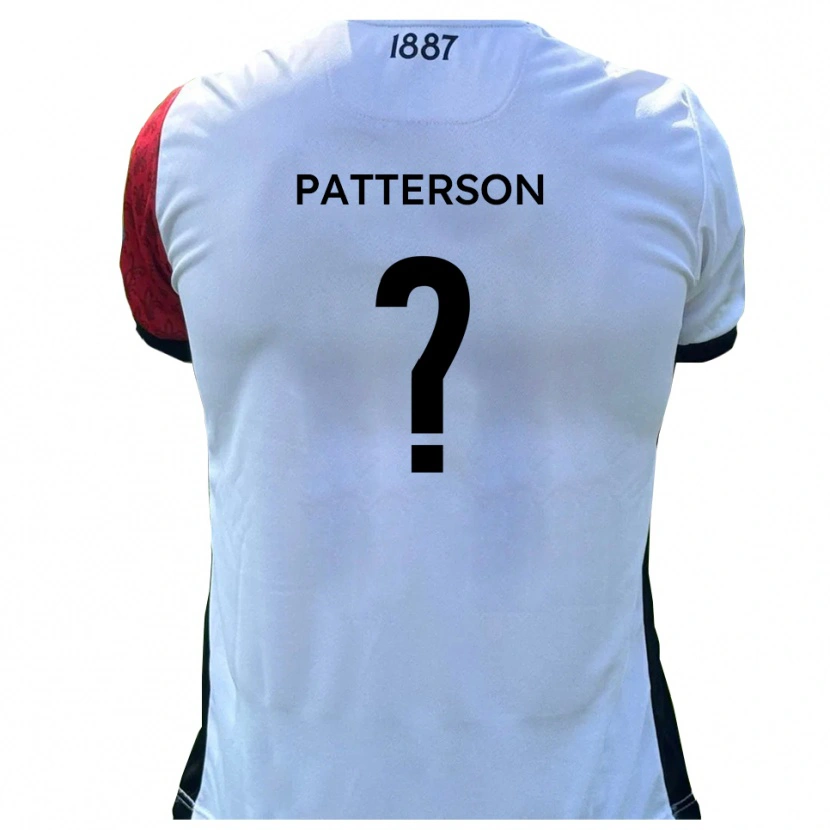 Danxen Dames Quincy Patterson #0 Rood Wit Thuisshirt Thuistenue 2025/26 T-Shirt