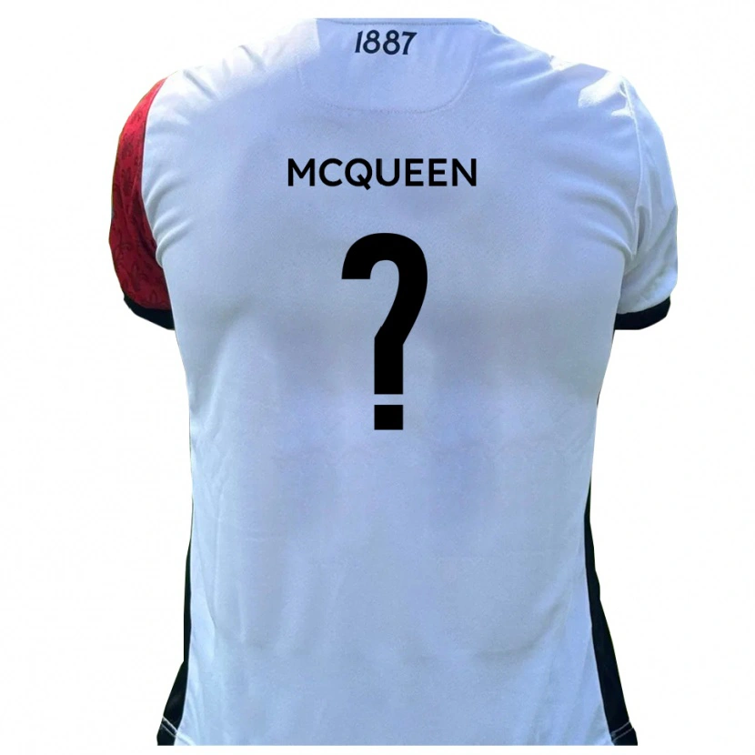 Danxen Dames Cameron Mcqueen #0 Rood Wit Thuisshirt Thuistenue 2025/26 T-Shirt