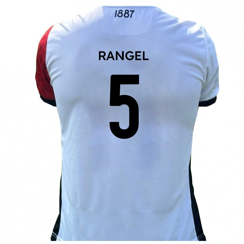 Danxen Dames Chris Rangel #5 Rood Wit Thuisshirt Thuistenue 2025/26 T-Shirt