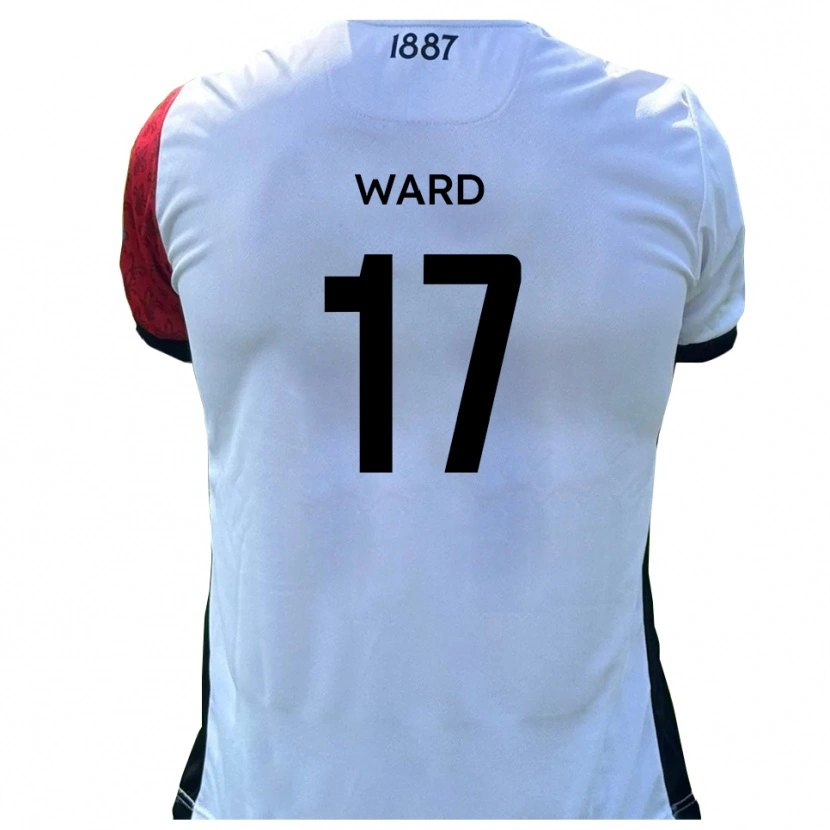 Danxen Dames Matt Ward #17 Rood Wit Thuisshirt Thuistenue 2025/26 T-Shirt