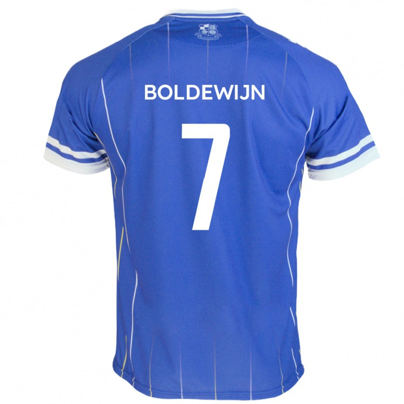 Danxen Dames Enzio Boldewijn #7 Koningsblauw Thuisshirt Thuistenue 2025/26 T-Shirt