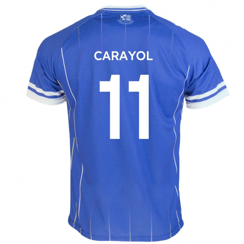Danxen Dames Mustapha Carayol #11 Koningsblauw Thuisshirt Thuistenue 2025/26 T-Shirt