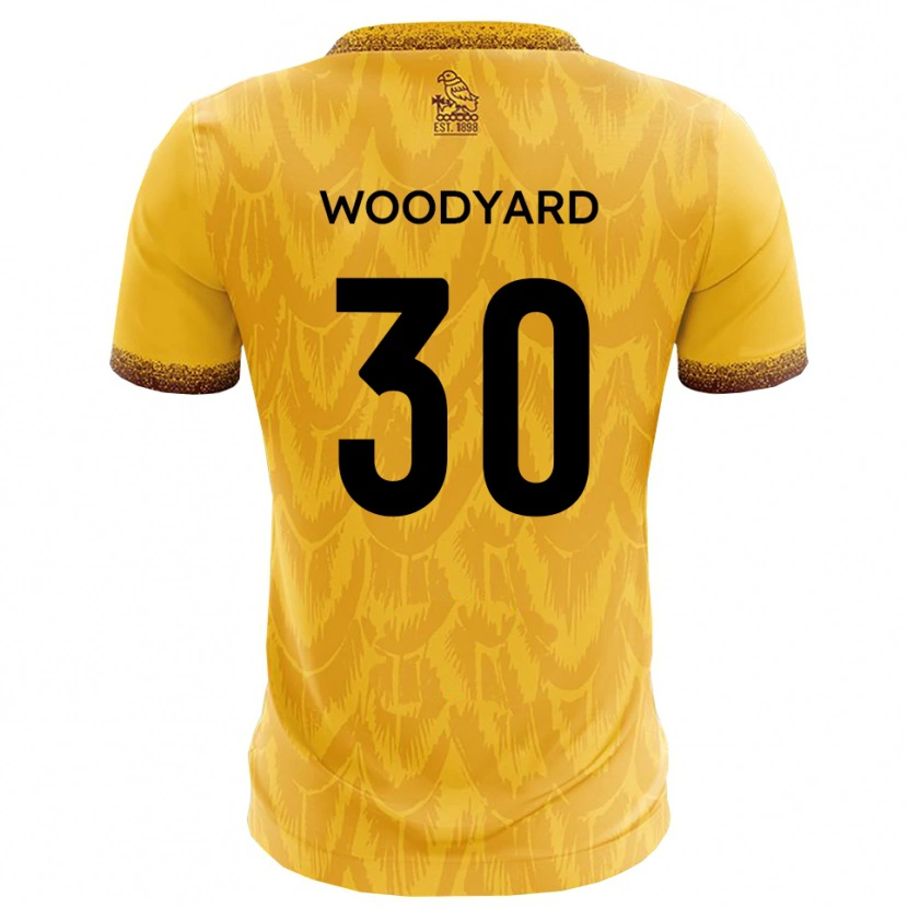 Danxen Dames Alex Woodyard #30 Geel Bruin Thuisshirt Thuistenue 2025/26 T-Shirt
