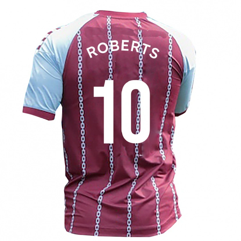 Danxen Dames Callum Roberts #10 Hemelsblauw Roest Rood Thuisshirt Thuistenue 2025/26 T-Shirt