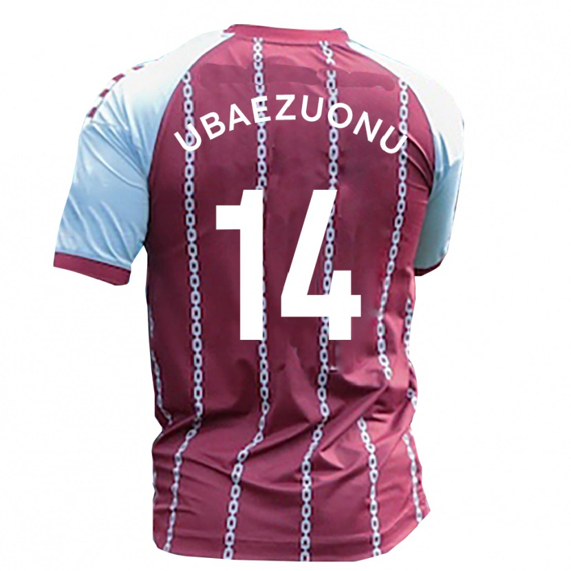 Danxen Dames Carlton Ubaezuonu #14 Hemelsblauw Roest Rood Thuisshirt Thuistenue 2025/26 T-Shirt