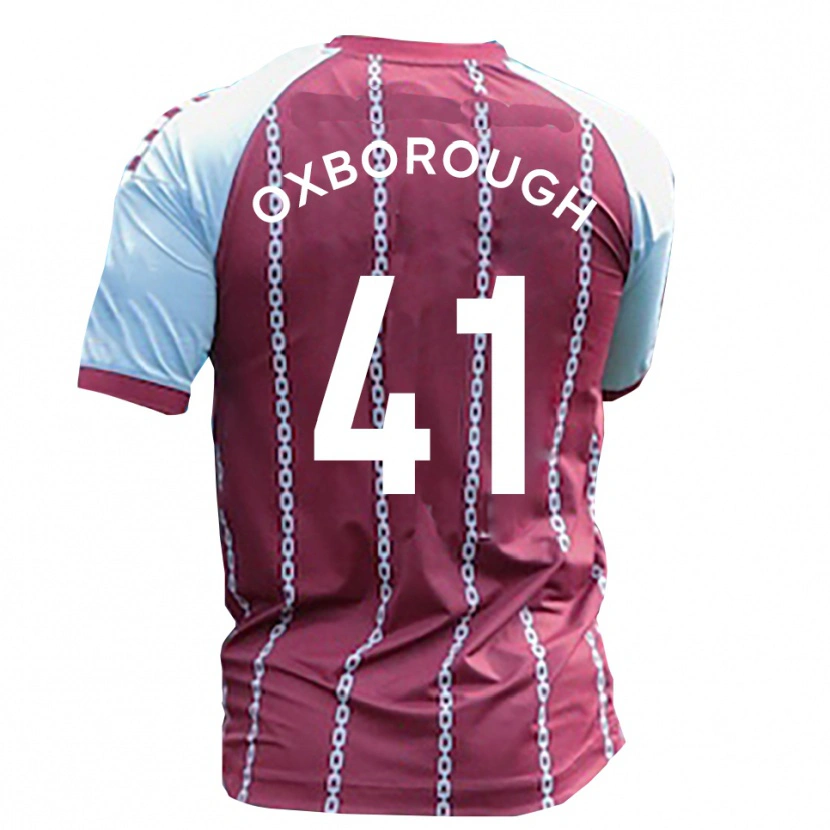 Danxen Dames Ewan Oxborough #41 Hemelsblauw Roest Rood Thuisshirt Thuistenue 2025/26 T-Shirt