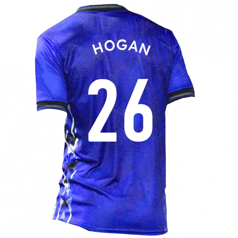 Danxen Dames Liam Hogan #26 Blauw Wit Thuisshirt Thuistenue 2025/26 T-Shirt