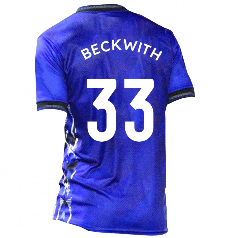 Danxen Dames Sam Beckwith #33 Blauw Wit Thuisshirt Thuistenue 2025/26 T-Shirt