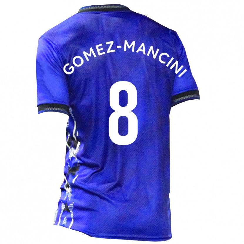 Danxen Dames Anthony Gomez-Mancini #8 Blauw Wit Thuisshirt Thuistenue 2025/26 T-Shirt