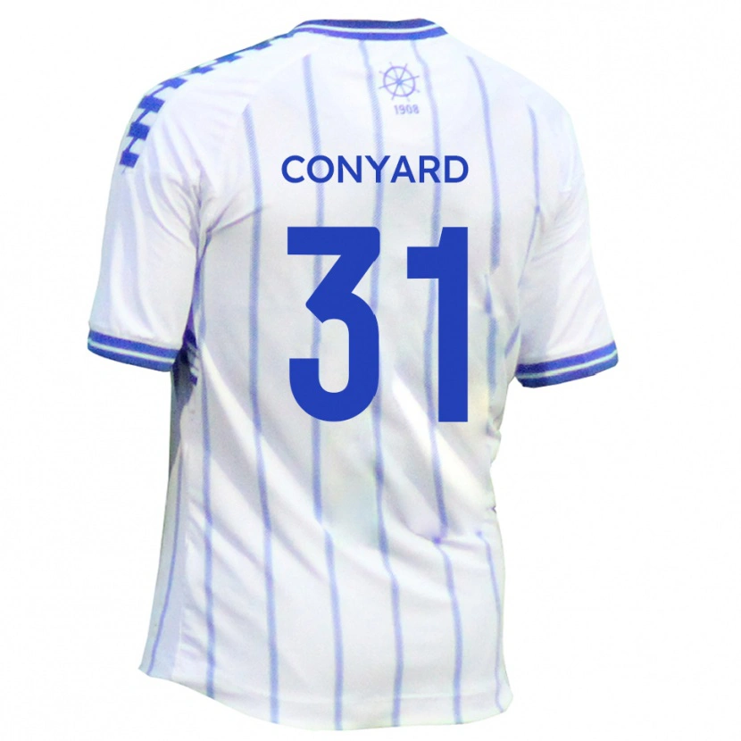 Danxen Dames Harry Conyard #31 Wit Blauw Thuisshirt Thuistenue 2025/26 T-Shirt
