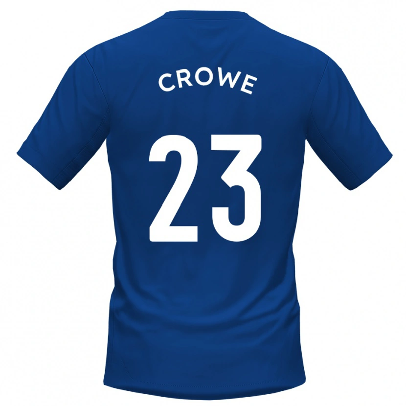 Danxen Dames Dylan Crowe #23 Blauw Wit Thuisshirt Thuistenue 2025/26 T-Shirt