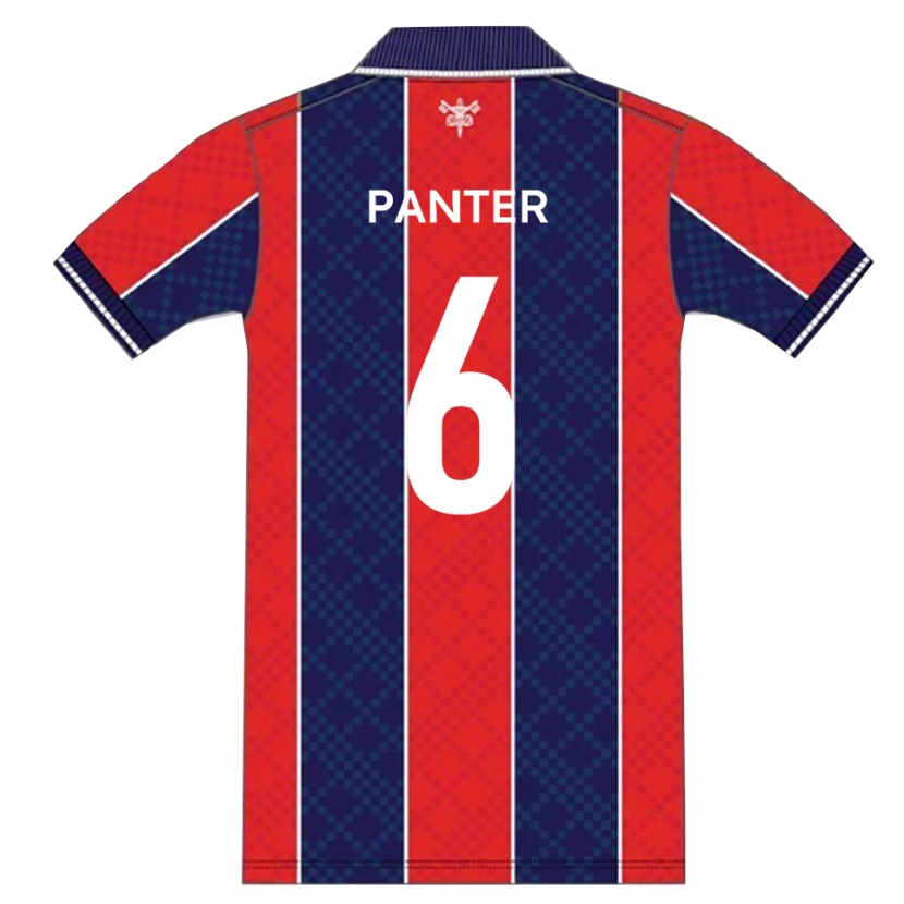Danxen Dames Corey Panter #6 Rood Marine Thuisshirt Thuistenue 2025/26 T-Shirt