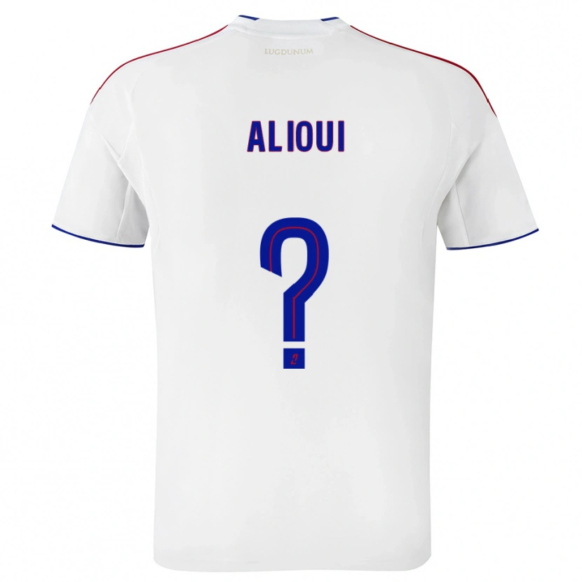 Danxen Dames Adam Alioui #0 Wit Rood Thuisshirt Thuistenue 2025/26 T-Shirt