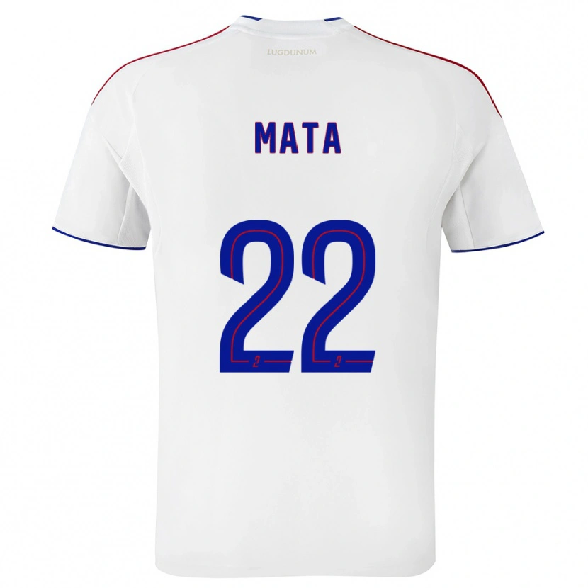 Danxen Dames Clinton Mata #22 Wit Rood Thuisshirt Thuistenue 2025/26 T-Shirt