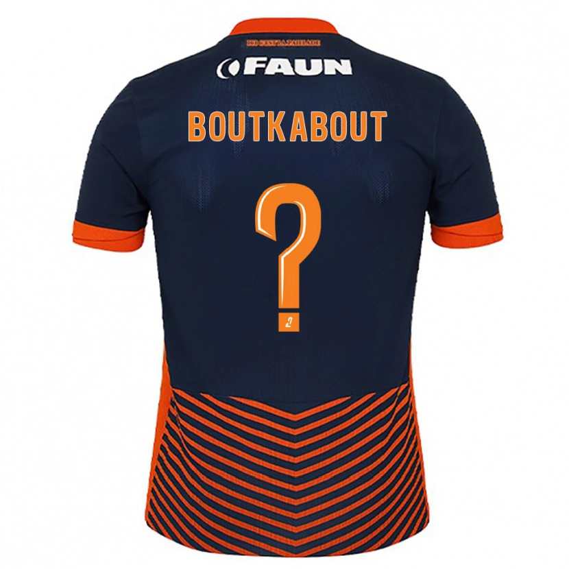 Danxen Dames Amir Boutkabout #0 Middernachtblauw Oranje Thuisshirt Thuistenue 2025/26 T-Shirt