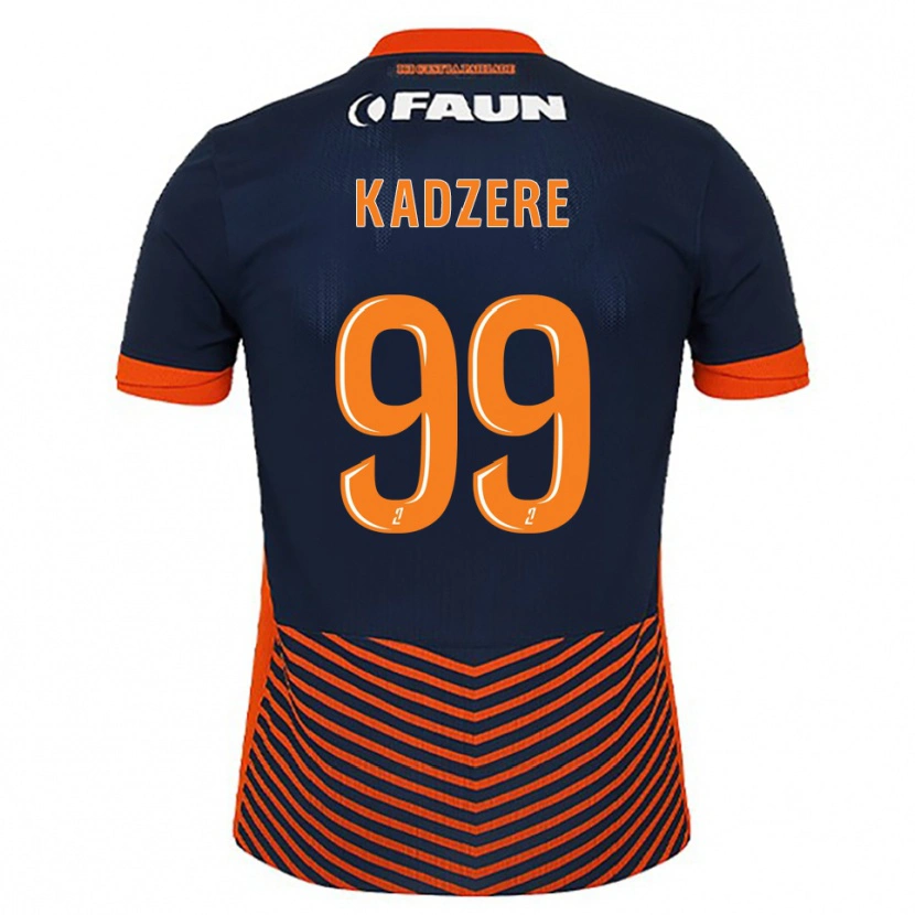 Danxen Dames Rose Kadzere #99 Middernachtblauw Oranje Thuisshirt Thuistenue 2025/26 T-Shirt