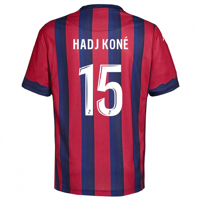 Danxen Dames El Hadj Koné #15 Bourgondisch Marine Thuisshirt Thuistenue 2025/26 T-Shirt