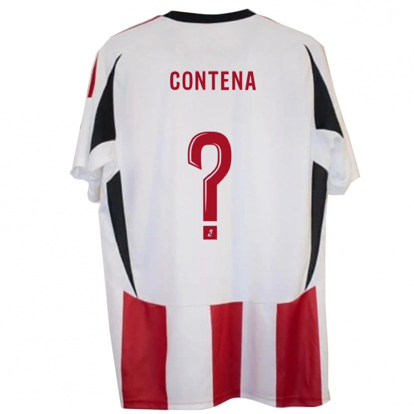 Danxen Dames Raphaël Contena #0 Rood Blauw Thuisshirt Thuistenue 2025/26 T-Shirt