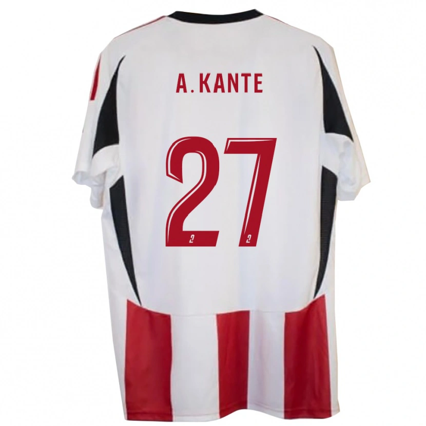 Danxen Dames Abou Kanté #27 Rood Blauw Thuisshirt Thuistenue 2025/26 T-Shirt