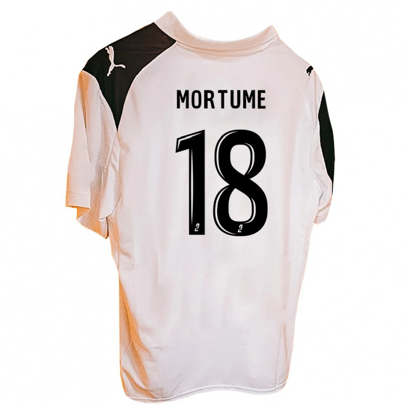 Danxen Dames Michael Mortume #18 Zwart Wit Thuisshirt Thuistenue 2025/26 T-Shirt