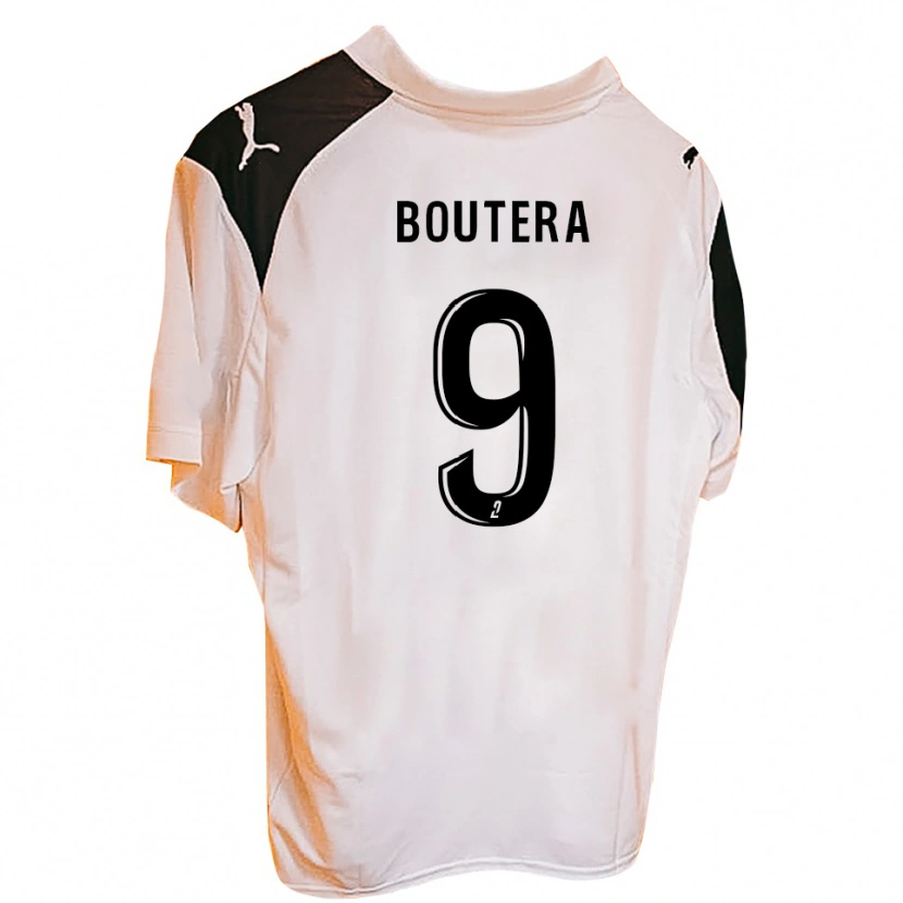 Danxen Dames Karim Boutera #9 Zwart Wit Thuisshirt Thuistenue 2025/26 T-Shirt