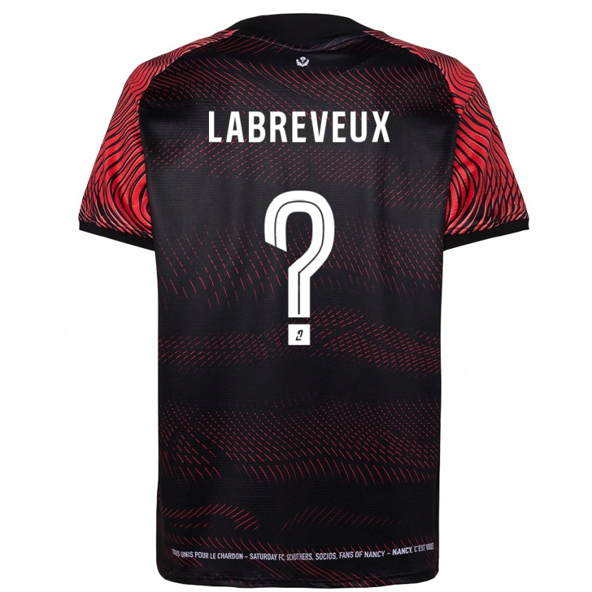 Danxen Dames Océane Labreveux #0 Wit Rood Thuisshirt Thuistenue 2025/26 T-Shirt