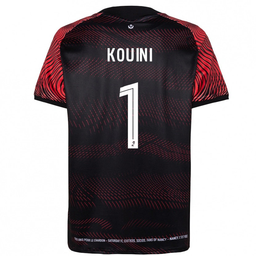 Danxen Dames Yanis Kouini #1 Wit Rood Thuisshirt Thuistenue 2025/26 T-Shirt