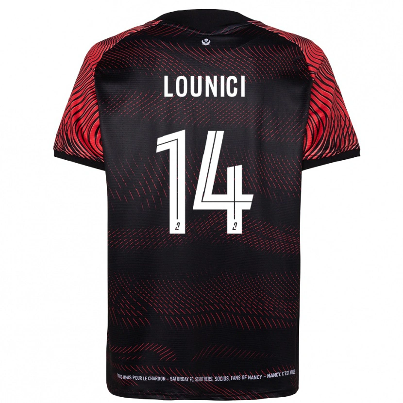 Danxen Dames Mohand Lounici #14 Wit Rood Thuisshirt Thuistenue 2025/26 T-Shirt