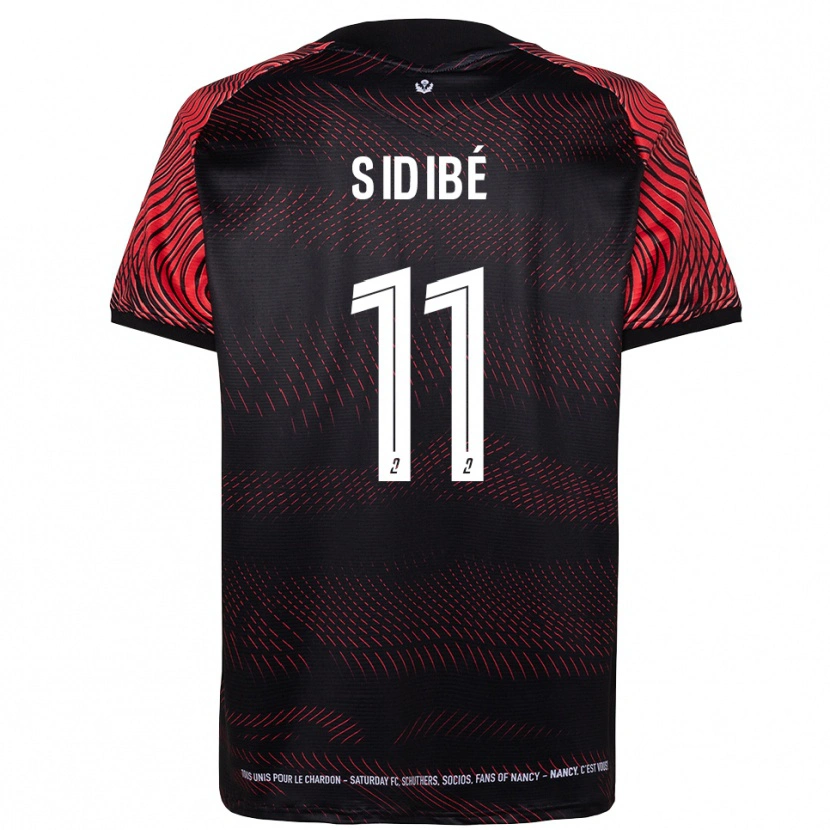 Danxen Dames Oumar Sidibé #11 Wit Rood Thuisshirt Thuistenue 2025/26 T-Shirt