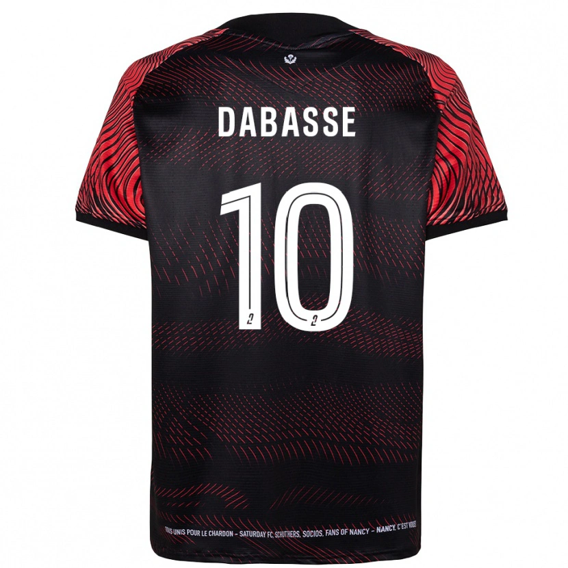 Danxen Dames Adrian Dabasse #10 Wit Rood Thuisshirt Thuistenue 2025/26 T-Shirt