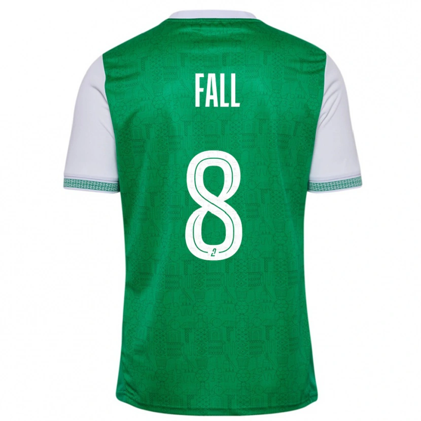 Danxen Dames Cheikh Fall #8 Groen Wit Thuisshirt Thuistenue 2025/26 T-Shirt