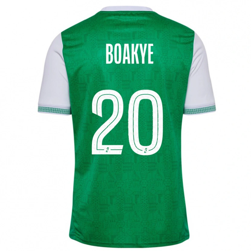 Danxen Dames Augustine Boakye #20 Groen Wit Thuisshirt Thuistenue 2025/26 T-Shirt