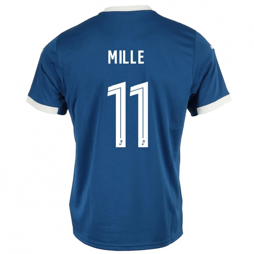 Danxen Dames Antoine Mille #11 Blauw Wit Thuisshirt Thuistenue 2025/26 T-Shirt