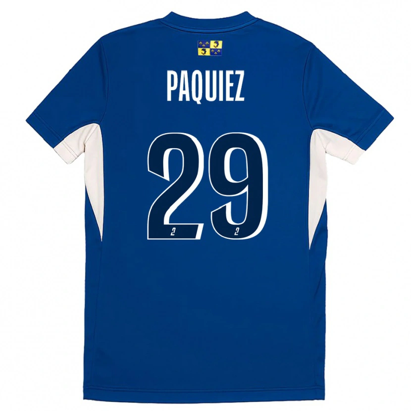 Danxen Dames Gaëtan Paquiez #29 Blauw Marine Thuisshirt Thuistenue 2025/26 T-Shirt