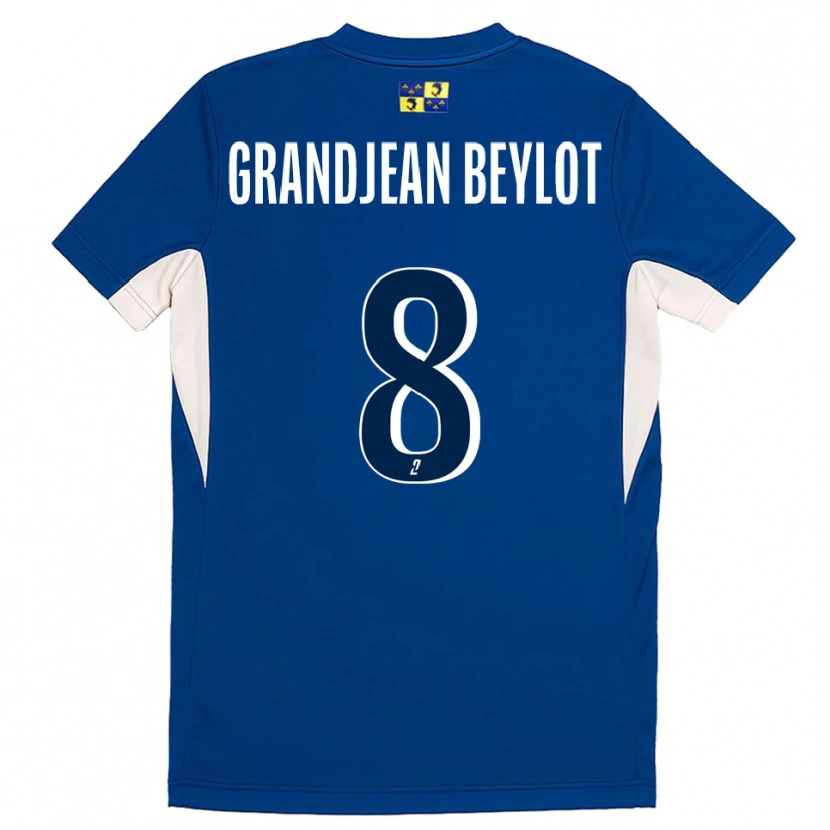 Danxen Dames Louise Grandjean Beylot #8 Blauw Marine Thuisshirt Thuistenue 2025/26 T-Shirt