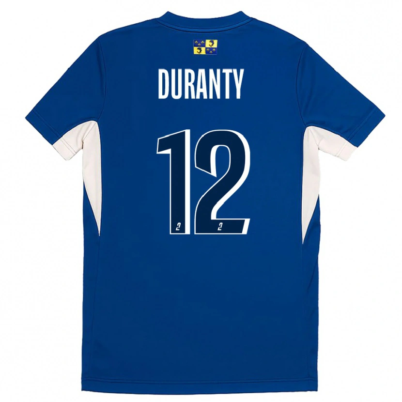 Danxen Dames Audrey Duranty #12 Blauw Marine Thuisshirt Thuistenue 2025/26 T-Shirt