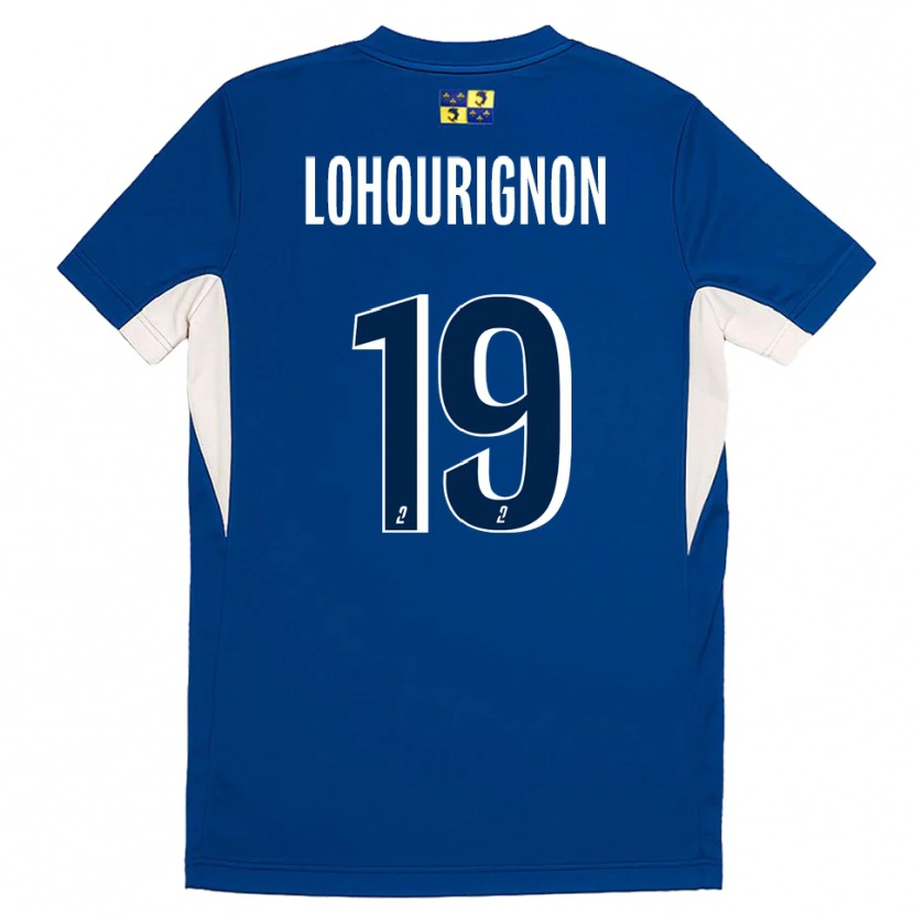 Danxen Dames Ndeye Lohourignon #19 Blauw Marine Thuisshirt Thuistenue 2025/26 T-Shirt