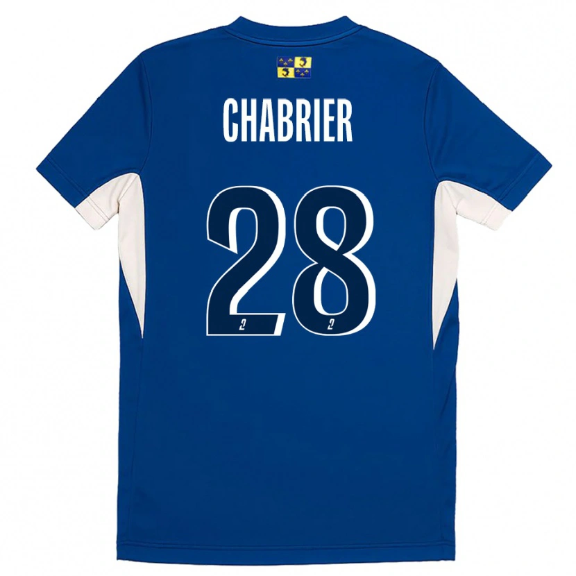 Danxen Dames Mélanie Chabrier #28 Blauw Marine Thuisshirt Thuistenue 2025/26 T-Shirt