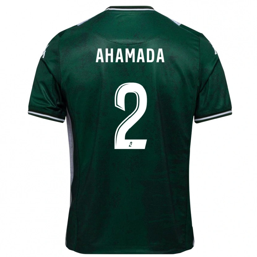 Danxen Dames Mohafidh Ahamada #2 Groen Wit Thuisshirt Thuistenue 2025/26 T-Shirt