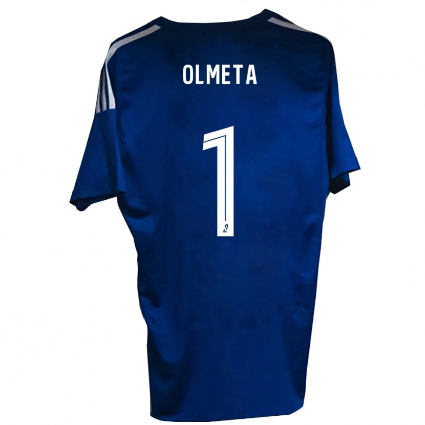 Danxen Dames Lisandru Olmeta #1 Blauw Wit Thuisshirt Thuistenue 2025/26 T-Shirt