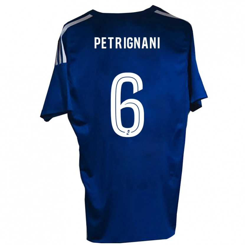Danxen Dames Matteo Petrignani #6 Blauw Wit Thuisshirt Thuistenue 2025/26 T-Shirt