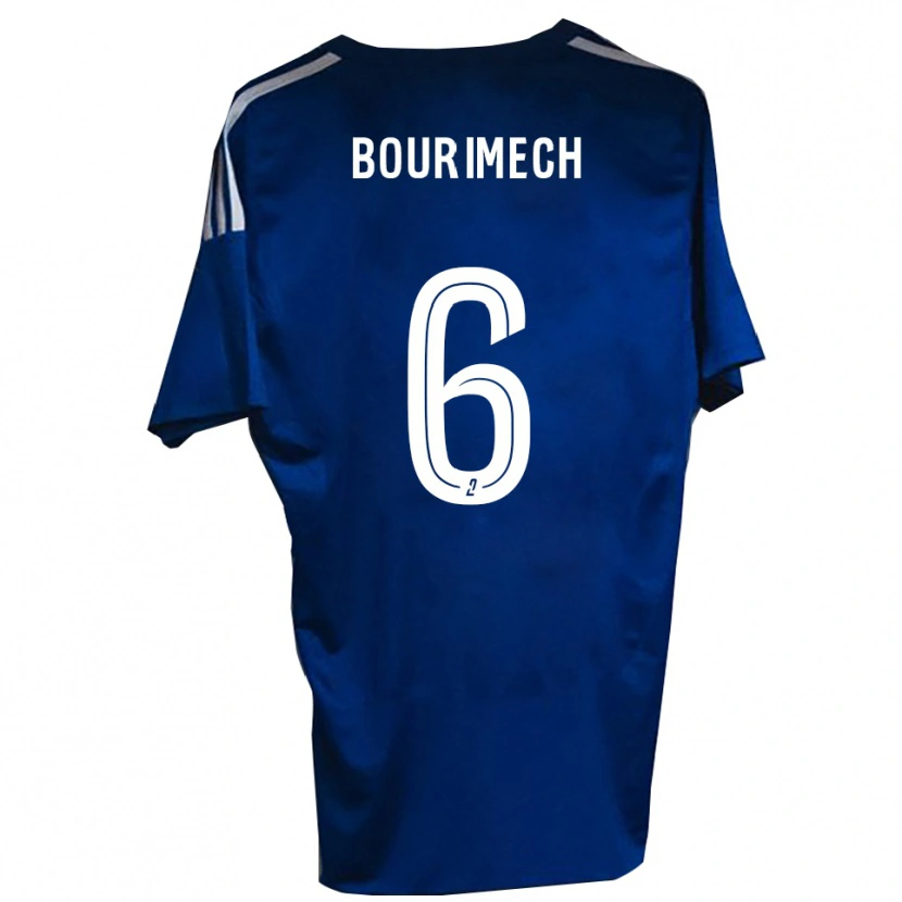 Danxen Dames Ilyes Bourimech #6 Blauw Wit Thuisshirt Thuistenue 2025/26 T-Shirt