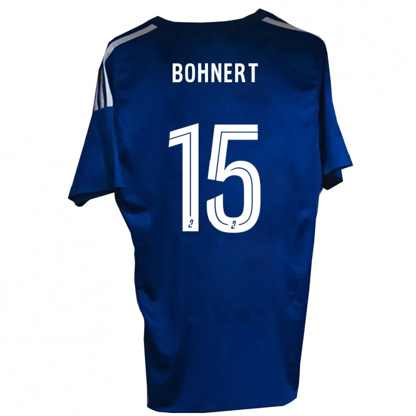 Danxen Dames Florian Bohnert #15 Blauw Wit Thuisshirt Thuistenue 2025/26 T-Shirt