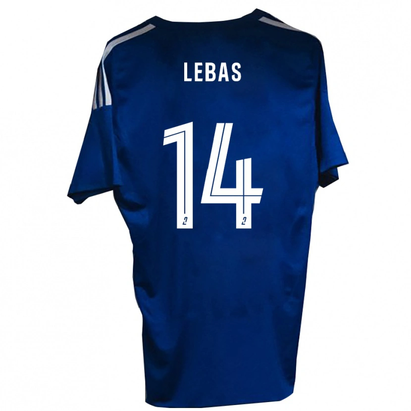 Danxen Dames Victor Lebas #14 Blauw Wit Thuisshirt Thuistenue 2025/26 T-Shirt