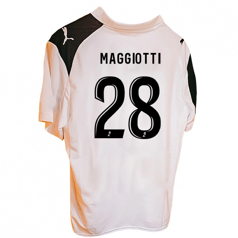 Danxen Dames Julien Maggiotti #28 Oranje Zwart Thuisshirt Thuistenue 2025/26 T-Shirt