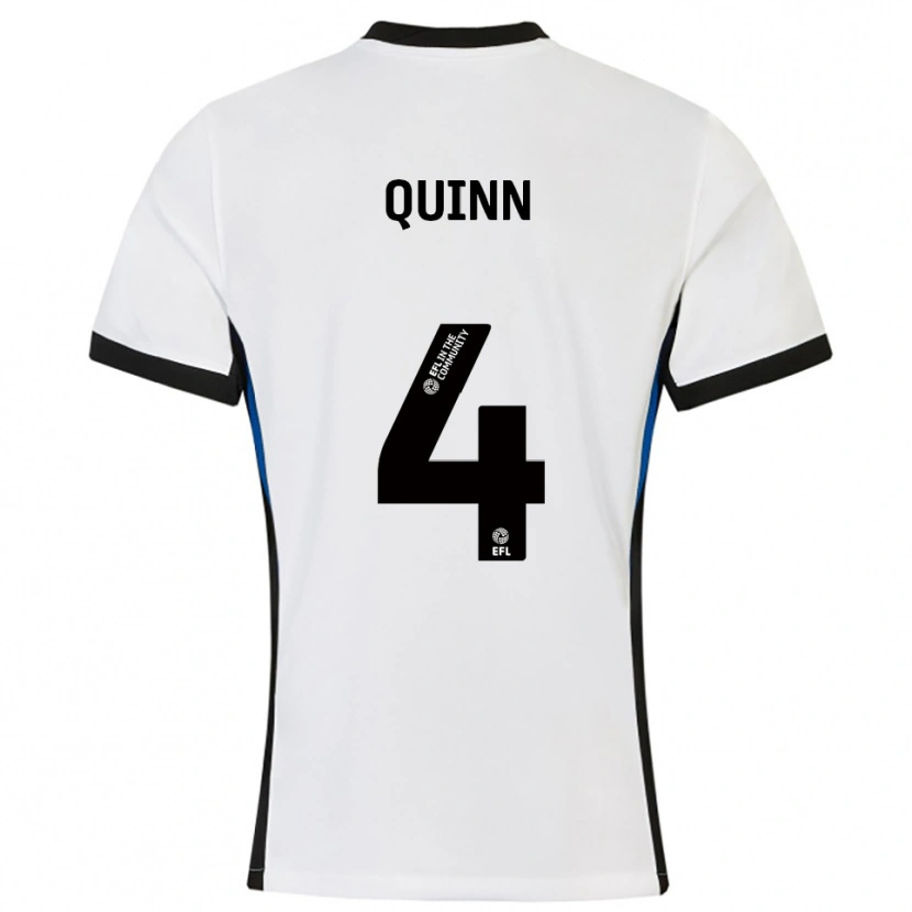 Danxen Dames Louise Catherine Quinn #4 Wit Blauw Uitshirt Uittenue 2025/26 T-Shirt
