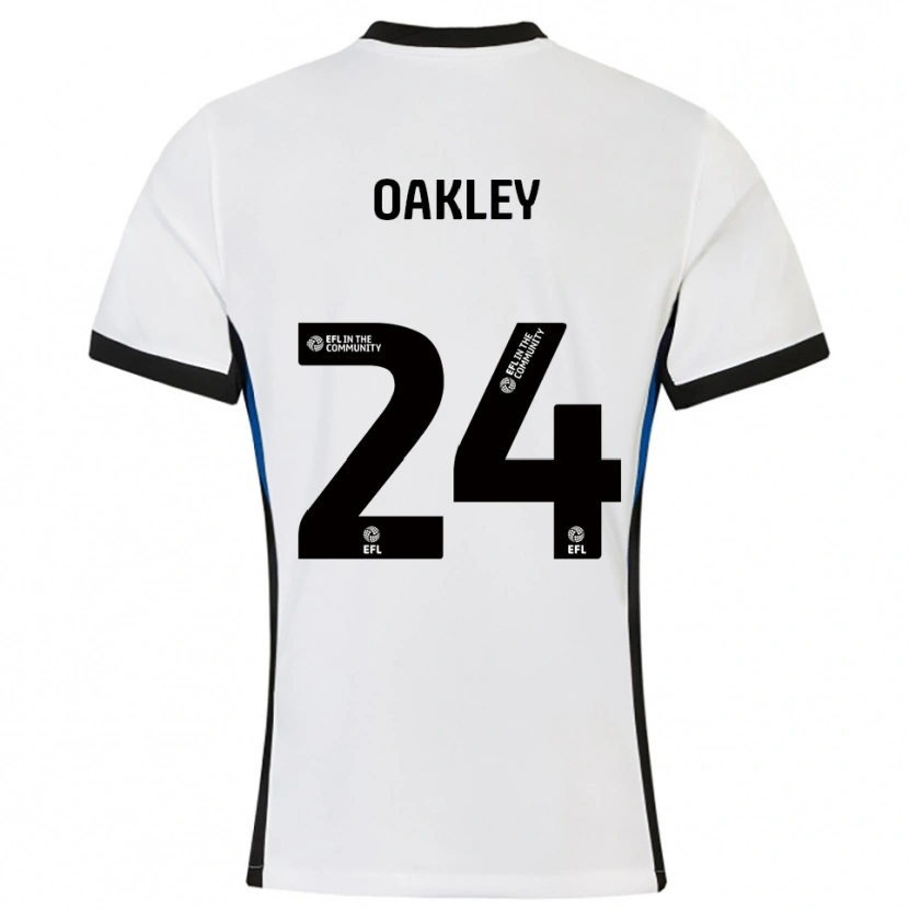 Danxen Dames Marcel Oakley #24 Wit Blauw Uitshirt Uittenue 2025/26 T-Shirt