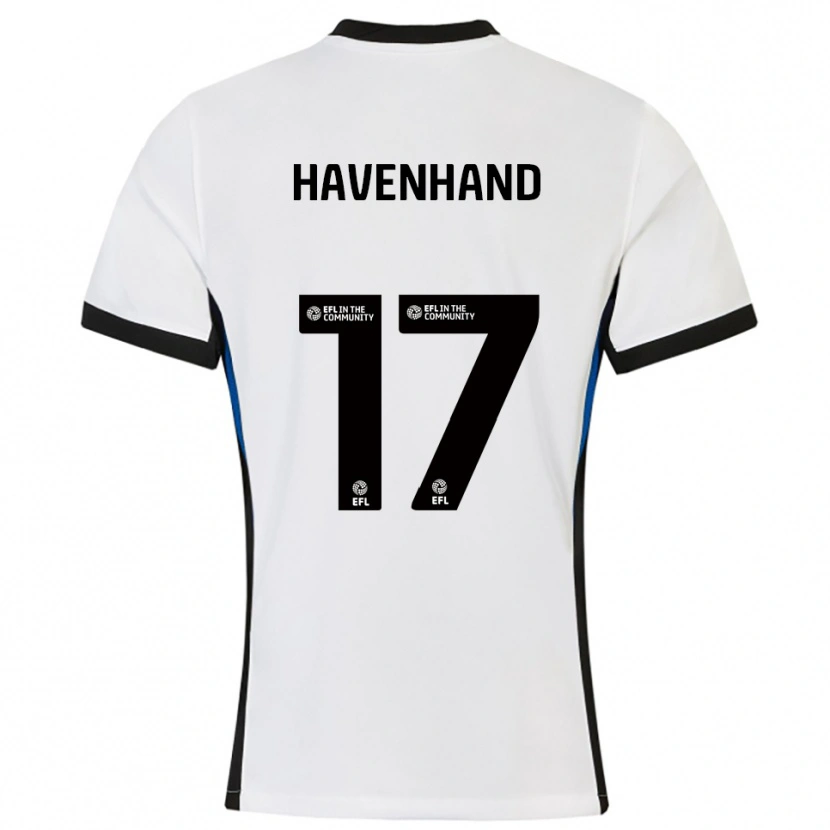 Danxen Dames Kurtis Havenhand #17 Wit Blauw Uitshirt Uittenue 2025/26 T-Shirt