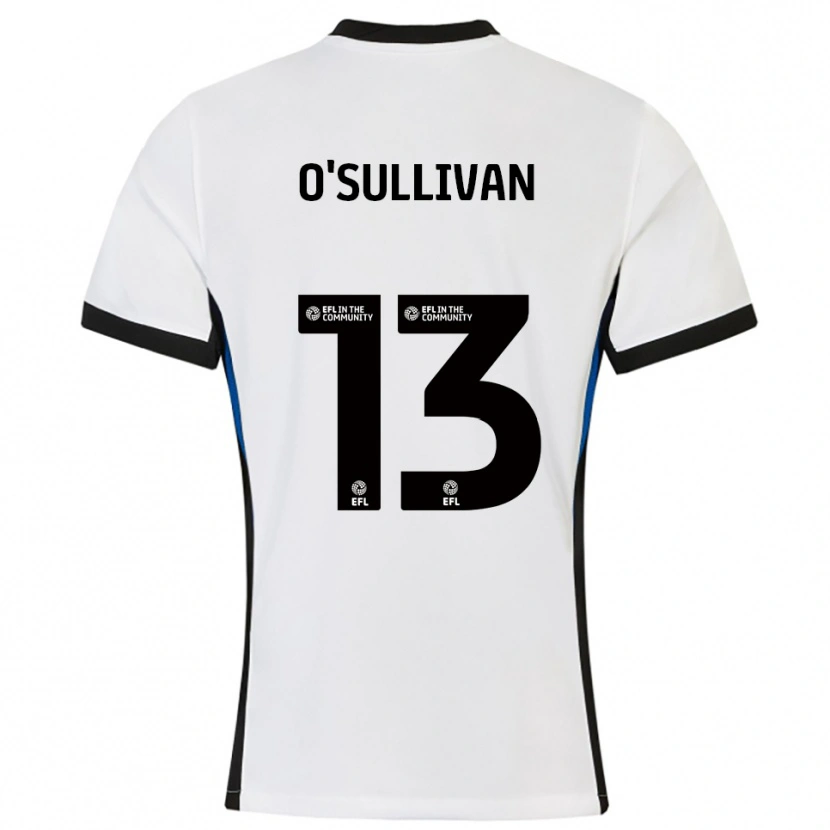 Danxen Dames William O'sullivan #13 Wit Blauw Uitshirt Uittenue 2025/26 T-Shirt