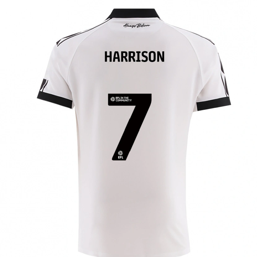 Danxen Dames Abi Harrison #7 Wit Zwart Uitshirt Uittenue 2025/26 T-Shirt